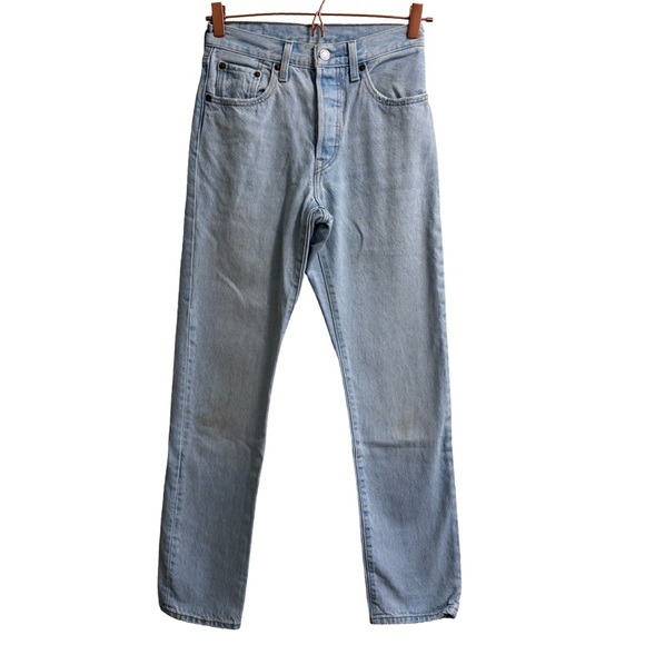Levi's Denim - Women’s 501 Light Wash Straight Leg Denim Jeans Size 24
